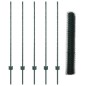 Pali Recinzione vidaXL 5 pz U-Channel Verde 120 cm Acciaio