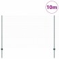 Pali da Recinzione vidaXL 5 pz U-Channel Verde 150 cm Acciaio
