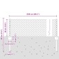 Pali per Recinzione vidaXL 11 pcs U-Channel Verde 40 cm Acciaio Pali per Recinzione vidaXL 11 pcs U-Channel Verde 40 cm Acciaio
