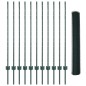 vidaXL Set di Recinzione Esagonale da Giardino Set di 2 Verde Metallo vidaXL Set di Recinzione Esagonale da Giardino Set di 2 Verde Metallo
