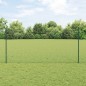 vidaXL Set di Recinzione da Giardino in Metallo Set di 2 Verde Metallo vidaXL Set di Recinzione da Giardino in Metallo Set di 2 Verde Metallo