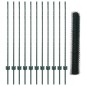 vidaXL Set di Recinzioni da Giardino Set di 2 Verde Metallo Grande vidaXL Set di Recinzioni da Giardino Set di 2 Verde Metallo Grande