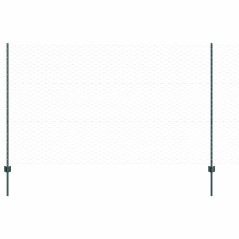 Pali per Recinzione vidaXL 11 pcs U-Channel Verde 140 cm Acciaio