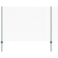 Pali di Recinto vidaXL 11 pz U-Channel Verde 160 cm Acciaio