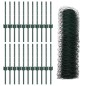 Posti di Recinzione vidaXL 11 pcs U-Channel Verde 40 cm Acciaio Posti di Recinzione vidaXL 11 pcs U-Channel Verde 40 cm Acciaio