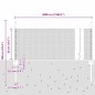 Pali di Recinzione vidaXL 11 pcs U-Channel Verde 60 cm Acciaio Pali di Recinzione vidaXL 11 pcs U-Channel Verde 60 cm Acciaio