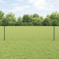 Pali di Recinzione vidaXL 11 pz U-Channel Verde 80 cm Acciaio Pali di Recinzione vidaXL 11 pz U-Channel Verde 80 cm Acciaio