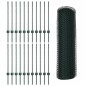 Pali di Recinzione vidaXL 11 pz U-Channel Verde 80 cm Acciaio Pali di Recinzione vidaXL 11 pz U-Channel Verde 80 cm Acciaio