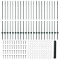 Pali per Recinzione vidaXL 11 pcs U-Channel Verde 120 cm Acciaio Pali per Recinzione vidaXL 11 pcs U-Channel Verde 120 cm Acciaio