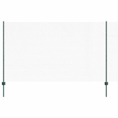 Pali per Recinzione vidaXL 11 pz U-Channel Verde 140 cm Acciaio