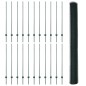 Post di Recinzione vidaXL 11 pz U-Channel Verde 140 cm Acciaio Post di Recinzione vidaXL 11 pz U-Channel Verde 140 cm Acciaio