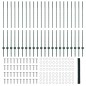 Post di Recinzione vidaXL 11 pz U-Channel Verde 140 cm Acciaio Post di Recinzione vidaXL 11 pz U-Channel Verde 140 cm Acciaio