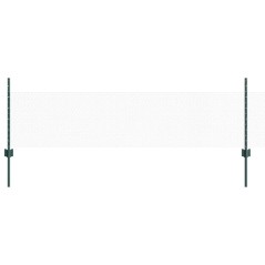 Posti per Recinzione vidaXL 11 pcs U-Channel Verde 60 cm in Acciaio