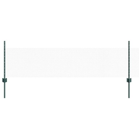 Posti per Recinzione vidaXL 11 pcs U-Channel Verde 60 cm in Acciaio