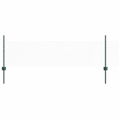 Pali per Recinzione vidaXL 11 pcs Canale a U Verde 60 cm Acciaio