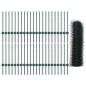 Pali per Recinzione vidaXL 11 pezzi U-Channel Verde 60 cm Acciaio Pali per Recinzione vidaXL 11 pezzi U-Channel Verde 60 cm Acciaio