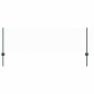 Pali Recinzione vidaXL 11 pz U-Channel Verde 60 cm Acciaio Pali Recinzione vidaXL 11 pz U-Channel Verde 60 cm Acciaio