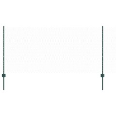 Postazioni di Recinzione vidaXL 11 pz U-Channel Verde 100 cm Acciaio