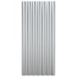 Pannelli Tetto 12pz Acciaio Verniciato Polvere Argento 80x36 cm Pannelli Tetto 12pz Acciaio Verniciato Polvere Argento 80x36 cm