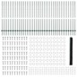 Pali per Recinzione vidaXL 11 pcs U-Channel Verde 160 cm Acciaio