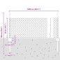 Pali per Recinzione vidaXL 5 pz U-Channel Grigio 60 cm Acciaio