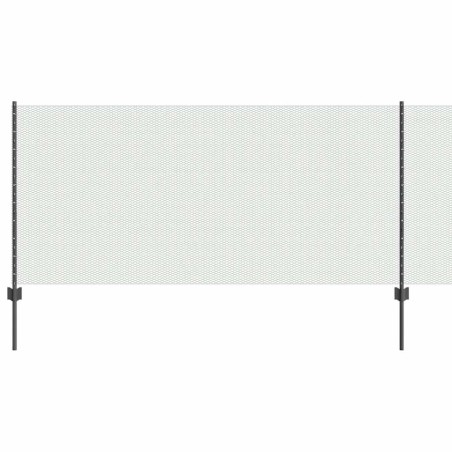 vidaXL Pali per Recinzione 10 pz U-Channel Grigi 100 cm in Acciaio