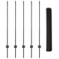 Pali di Recinzione vidaXL 10 pz U-Channel Grigio 120 cm Acciaio Pali di Recinzione vidaXL 10 pz U-Channel Grigio 120 cm Acciaio
