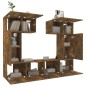 Set di Mobili Porta TV 6 pz Rovere Fumo in Legno Multistrato Set di Mobili Porta TV 6 pz Rovere Fumo in Legno Multistrato