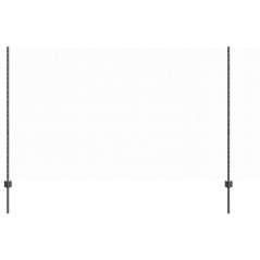 Pali per Recinzione vidaXL 10 pz Canale U Grigio 140 cm Acciaio