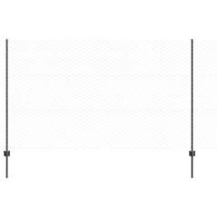 Pali di Recinzione vidaXL 10 pz U-Channel Grigio 140 cm Acciaio