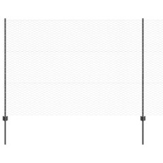 Posti per Recinzioni vidaXL 10 pz U-Channel Grigio 150 cm Acciaio