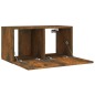 Set di Mobili Porta TV 4 pz Rovere Fumo in Legno Multistrato Set di Mobili Porta TV 4 pz Rovere Fumo in Legno Multistrato