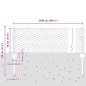 Pali per Recinzione vidaXL 11 pz U-Channel Grigio 40 cm Acciaio Pali per Recinzione vidaXL 11 pz U-Channel Grigio 40 cm Acciaio
