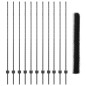vidaXL Set di Recinzione Set di 2 Grigio Metallo 25 x 1.5 m Robusto vidaXL Set di Recinzione Set di 2 Grigio Metallo 25 x 1.5 m Robusto