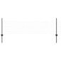 Pali da Recinto vidaXL 11 pz U-Channel Grigio 60 cm Acciaio