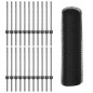 Pali Di Recinzione vidaXL 11 pcs U-Channel Grigio 60 cm Acciaio Pali Di Recinzione vidaXL 11 pcs U-Channel Grigio 60 cm Acciaio