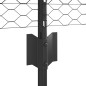 Pali Di Recinzione vidaXL 11 pcs U-Channel Grigio 60 cm Acciaio Pali Di Recinzione vidaXL 11 pcs U-Channel Grigio 60 cm Acciaio