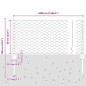 Pali di Recinzione vidaXL 11 pz U-Channel Grigio 60 cm Acciaio