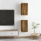 Mobili TV 2 pz Rovere Fumo 30,5x30x60cm in Legno Ingegnerizzato Mobili TV 2 pz Rovere Fumo 30,5x30x60cm in Legno Ingegnerizzato