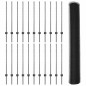 Pali per Recinzione vidaXL 22 pz U-Channel Grigio 100 cm Acciaio Pali per Recinzione vidaXL 22 pz U-Channel Grigio 100 cm Acciaio