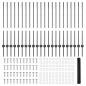 Pali per Recinzione vidaXL 22 pz U-Channel Grigio 100 cm Acciaio Pali per Recinzione vidaXL 22 pz U-Channel Grigio 100 cm Acciaio