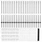 Pali di Recinzione vidaXL 22 pz U-Channel Grigio 100 cm Acciaio Pali di Recinzione vidaXL 22 pz U-Channel Grigio 100 cm Acciaio