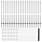 Pali di Recinzione vidaXL 22 pcs U-Channel Grigio 140 cm Acciaio Pali di Recinzione vidaXL 22 pcs U-Channel Grigio 140 cm Acciaio