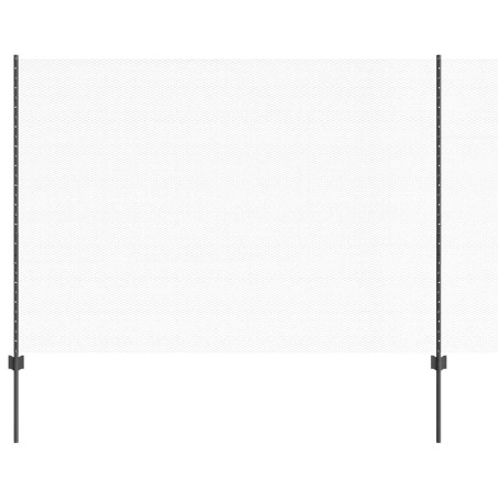 Posti per Recinzione vidaXL 22 pcs U-Channel Grigio 160 cm Acciaio