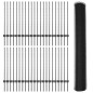 Pali di Recinzione vidaXL 22 pcs U-Channel Grigio 100 cm Acciaio Pali di Recinzione vidaXL 22 pcs U-Channel Grigio 100 cm Acciaio