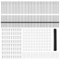 Pali di Recinzione vidaXL 22 pcs U-Channel Grigio 100 cm Acciaio Pali di Recinzione vidaXL 22 pcs U-Channel Grigio 100 cm Acciaio