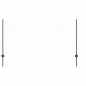 Posti per recinzione vidaXL 22 pz U-Channel Grigio 100 cm Acciaio