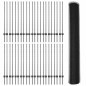 Paletti per Recinzione vidaXL 22 pcs U-Channel Grigio 120 cm Acciaio Paletti per Recinzione vidaXL 22 pcs U-Channel Grigio 120 cm Acciaio
