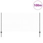 Posti di Recinzione vidaXL 22 pcs U-Channel Grigio 120 cm Acciaio
