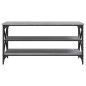 Mobile Porta TV Grigio Sonoma 100x40x50 cm in Legno Multistrato